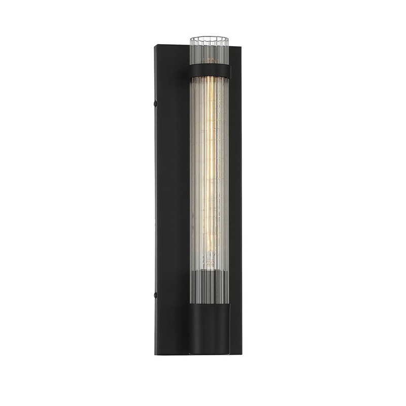 Willmar 1-Light Sconce in Matte Black