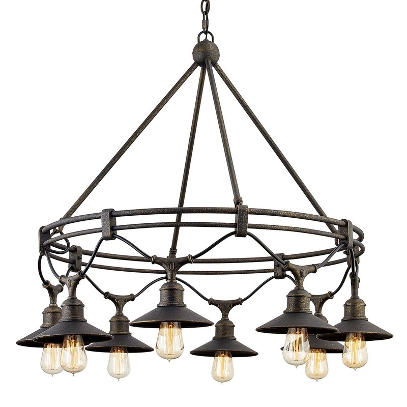 Shelton 8-Light Chandelier in Vintage Bronze