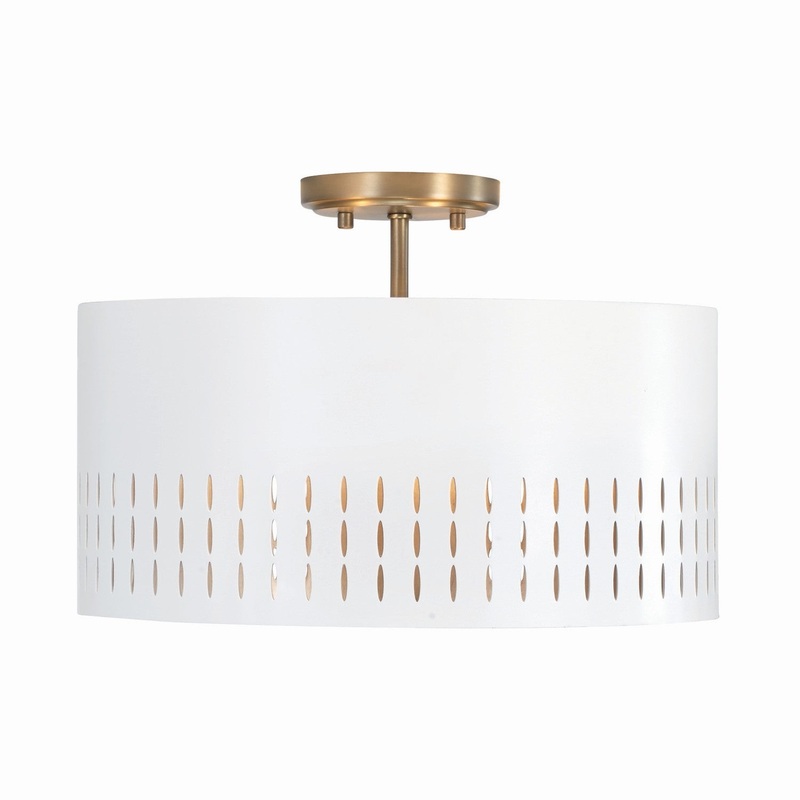 Dash 3-Light Semi-Flush Mount