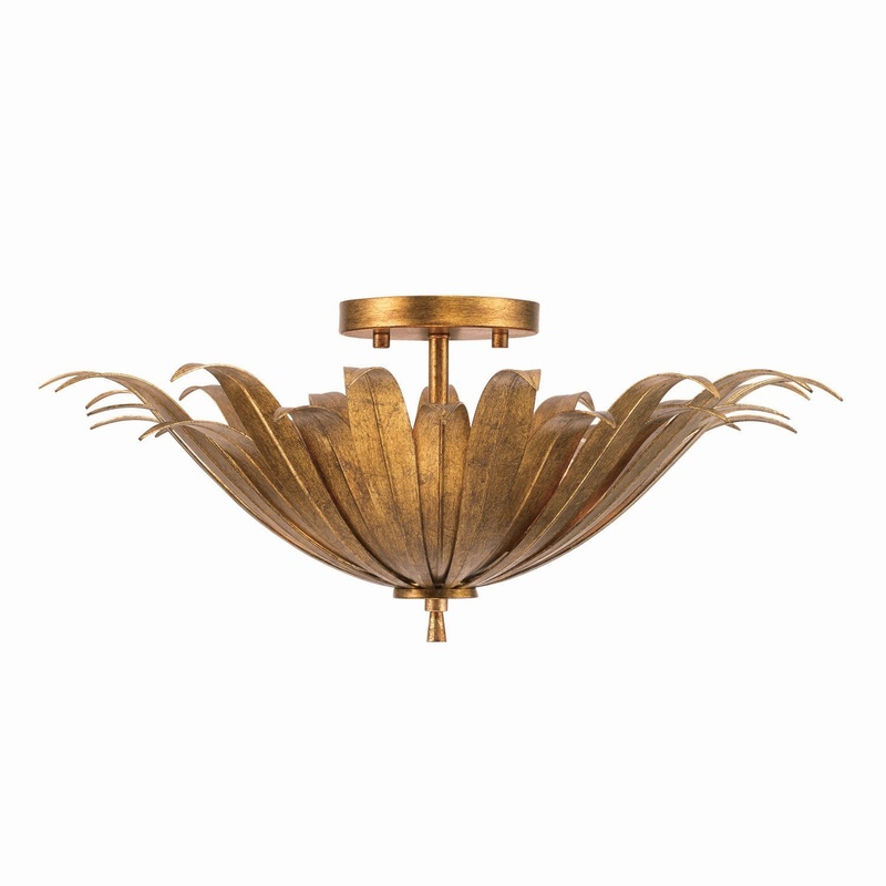 Eden 3-Light Semi-Flush Mount