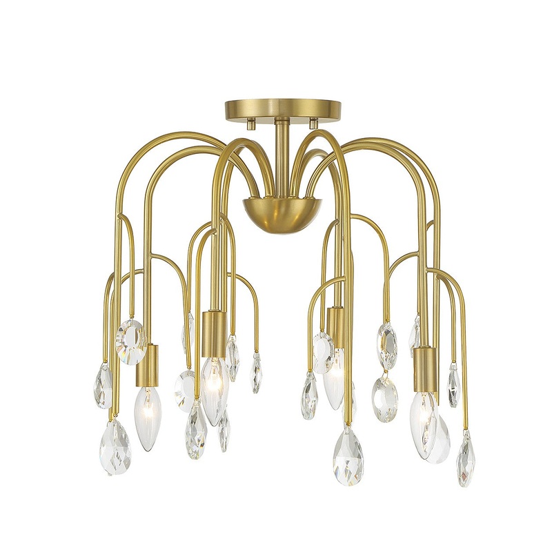 Anholt 4-Light Convertible Semi-Flush or Pendant