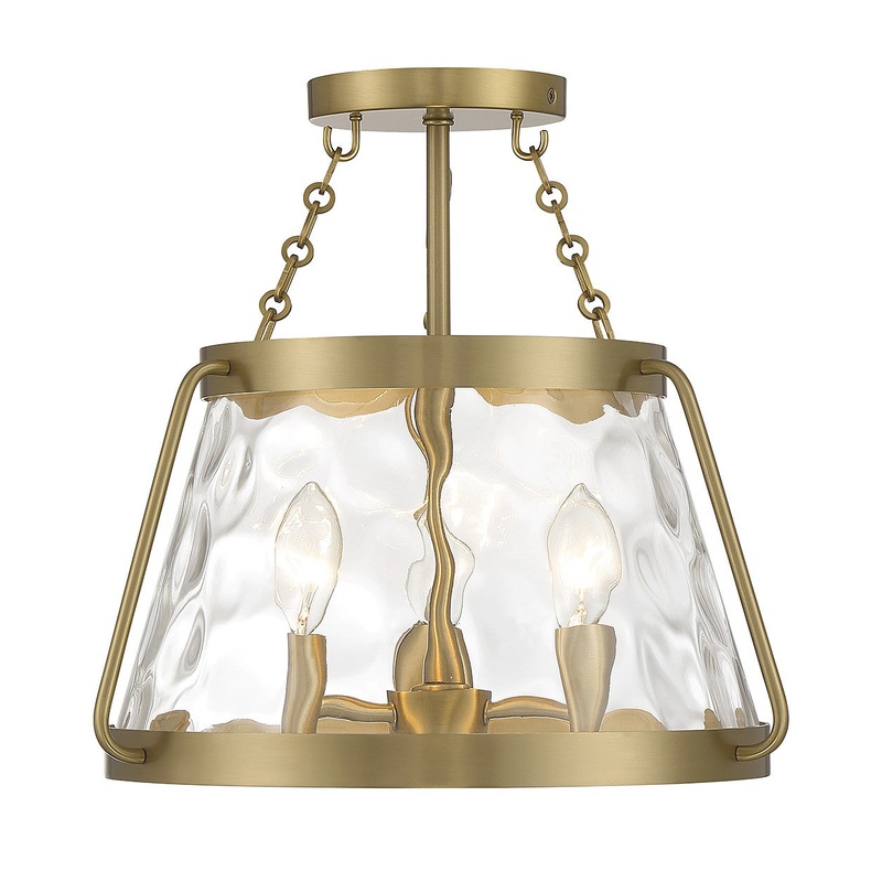 Crawford 3-Light Semi-Flush Mount