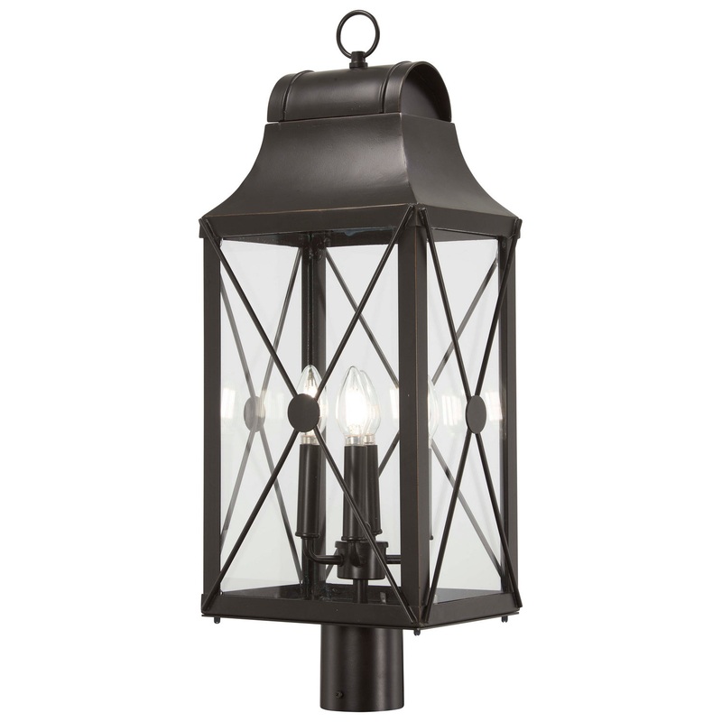 De Luz 4-Light Outdoor Post Mount