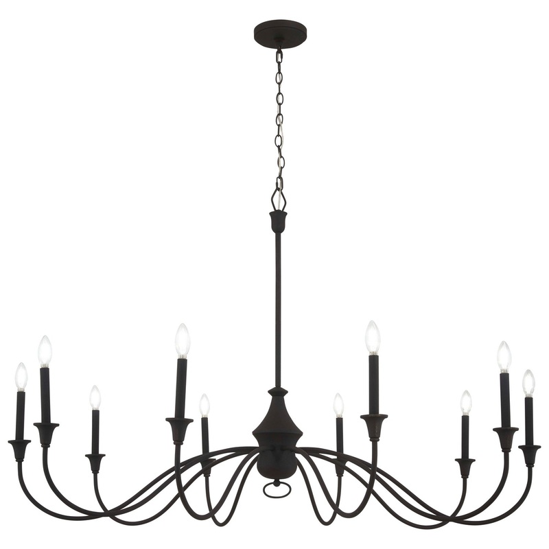 Halifax County 10-Light Chandelier