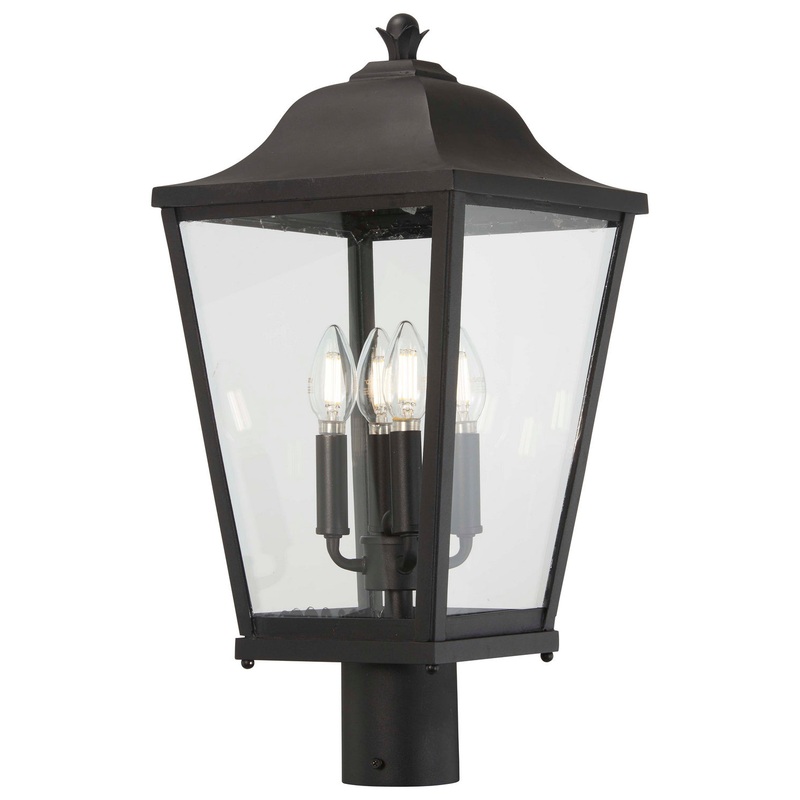 Savannah 4-Light Outdoor Post Mount