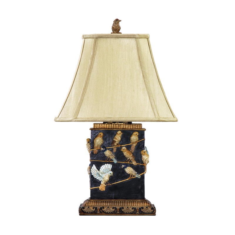 Birds On Branch Table Lamp