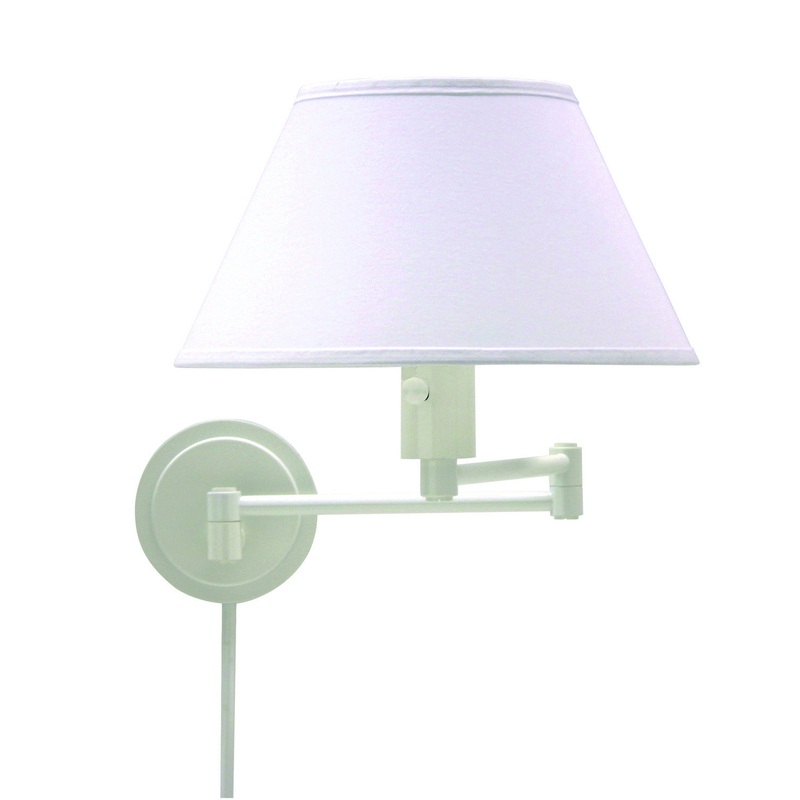 Home Office Wall Swing White with White Linen Hardback