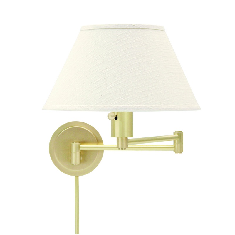 Home Office Wall Swing with Off-White Linen Hardback