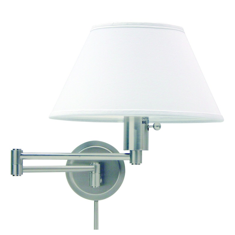 Home Office Wall Swing with White Linen Hardback