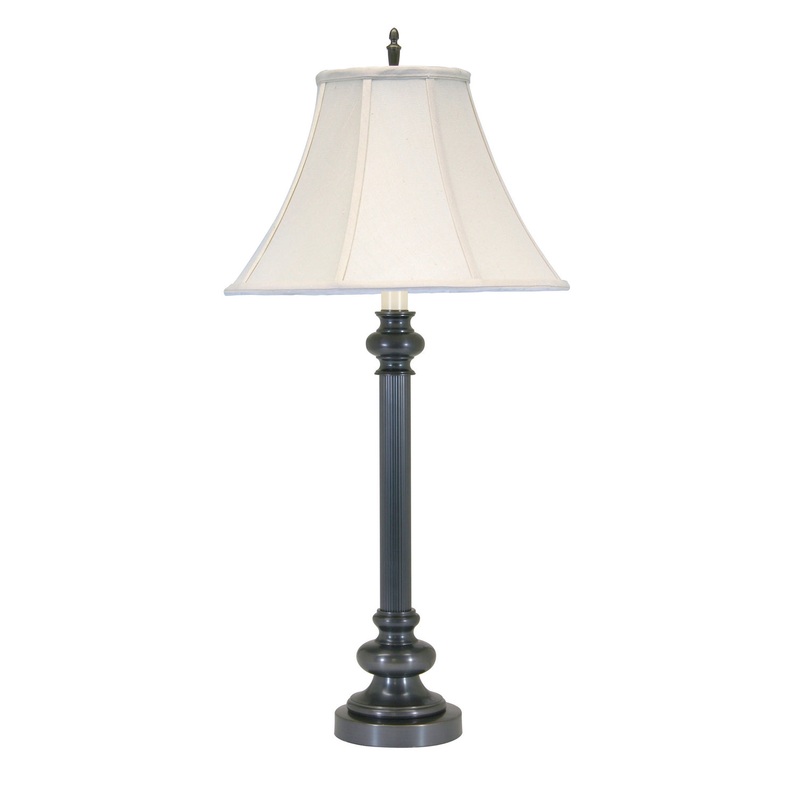 Newport 30.75" Table Lamp with Off-White Linen Softback Shade