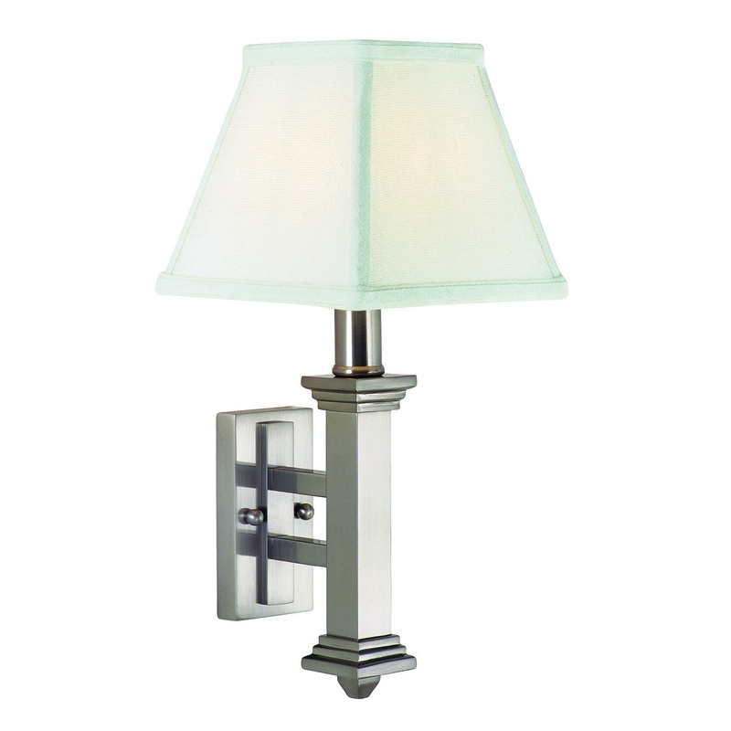 Wall Sconce with Linen Softback Shade