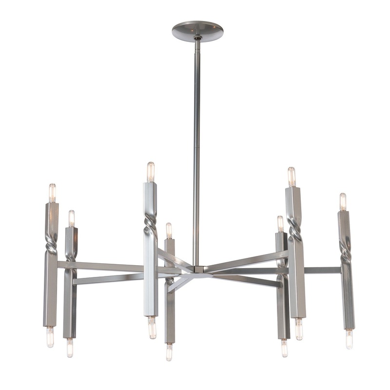 Helix 14-Light Pendant in Sterling