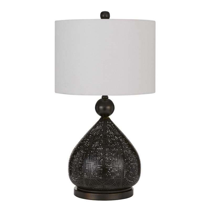 Milton Laser Cut Metal Table Lamp
