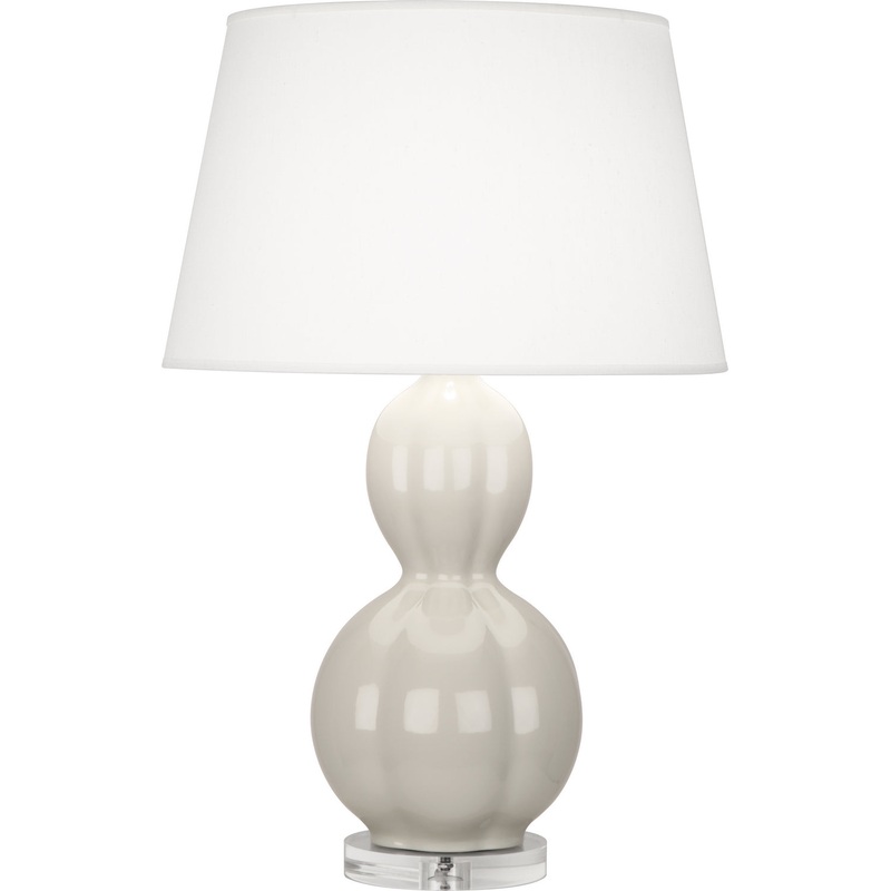 Williamsburg Randolph Table Lamp with Pearl Dupioni Fabric Shade