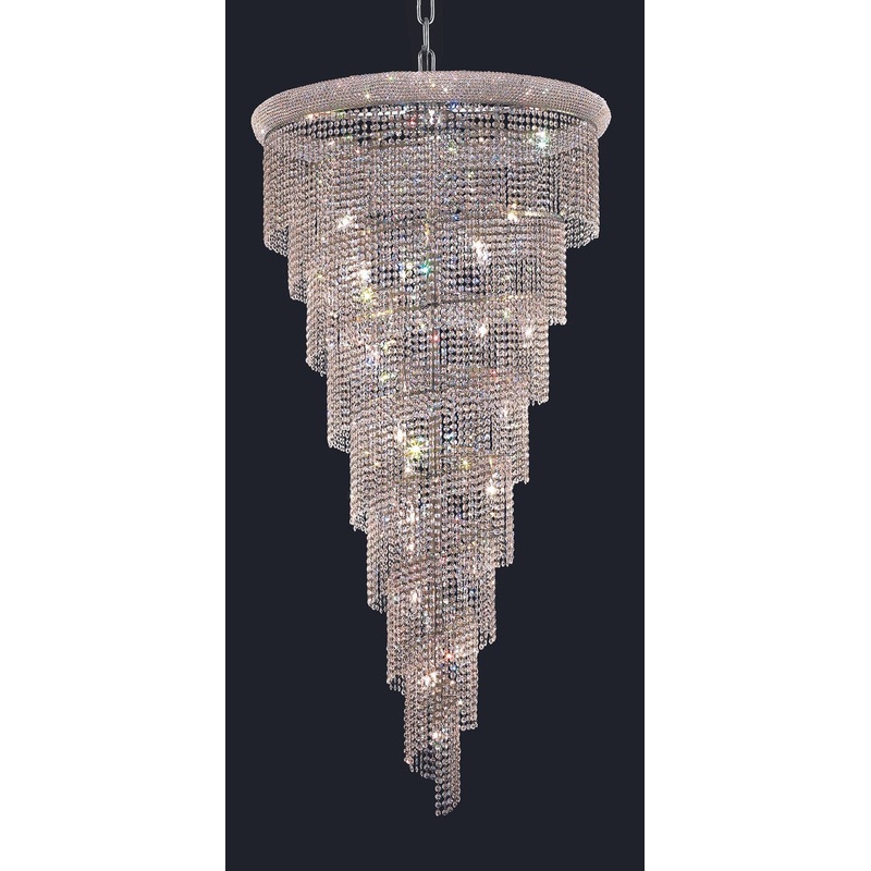 Spiral 26-Light Chandelier