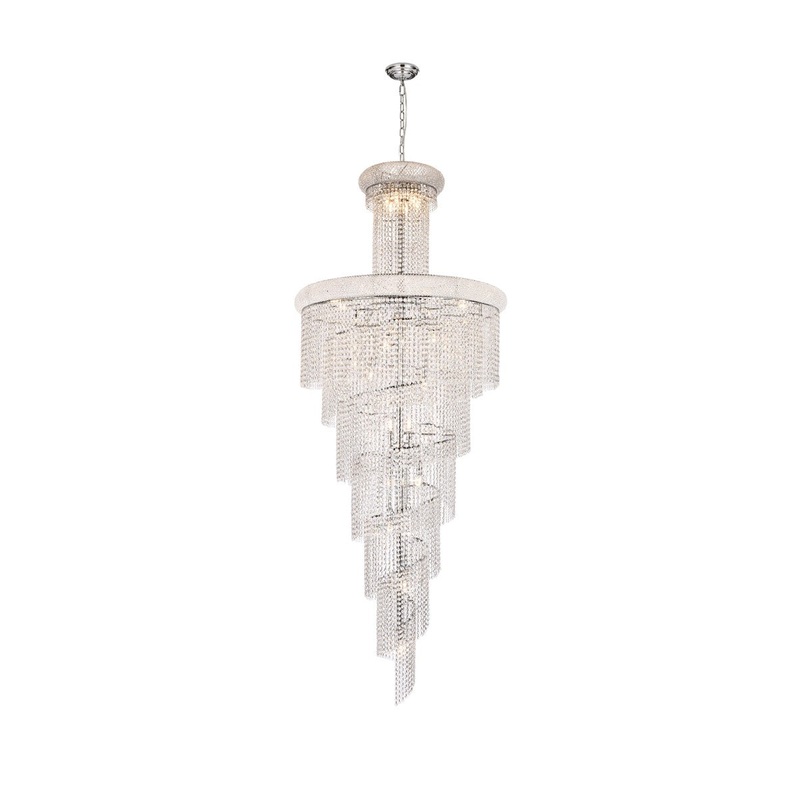 Spiral 32-Light Chandelier