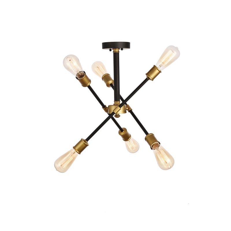 Axel 6-Light Flush Mount