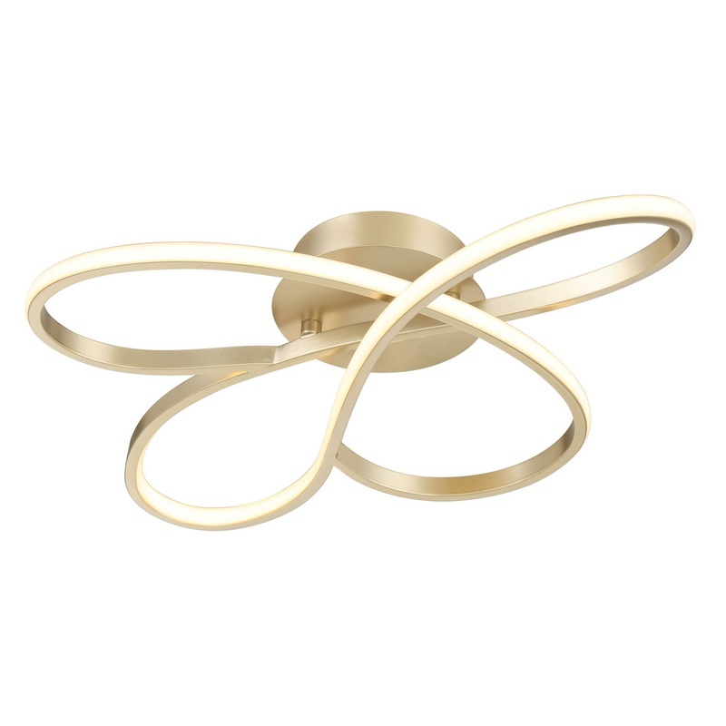 Astor LED Flush Mount in Soft Gold