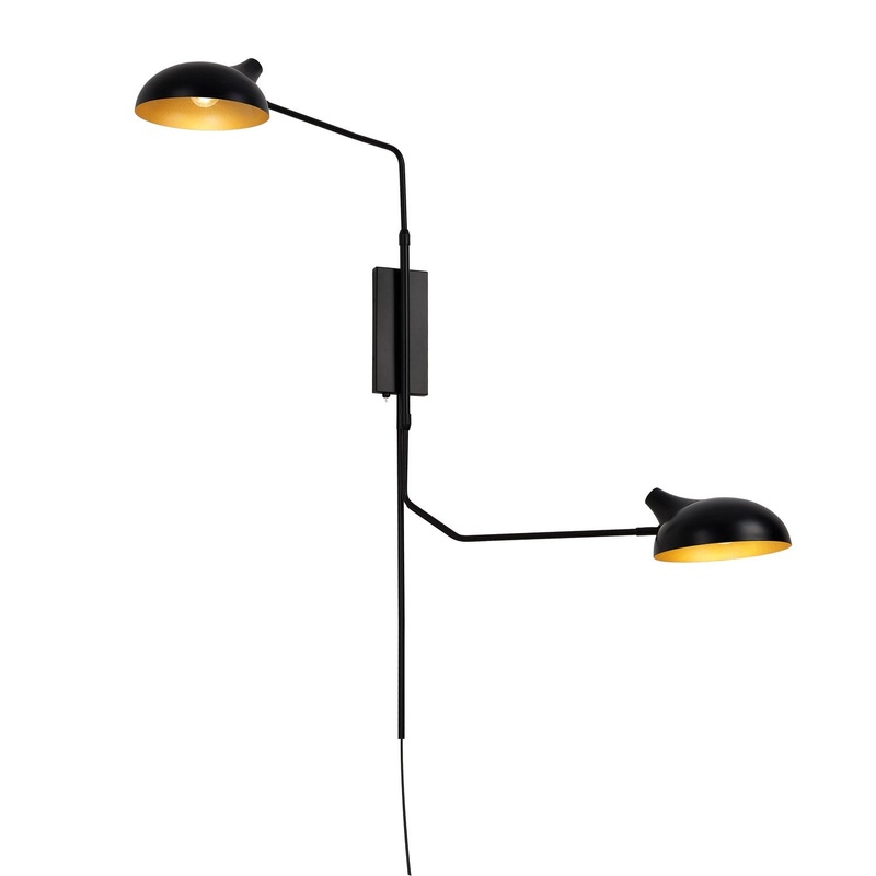Bellamy Two Light Wall Sconce in Matte Black