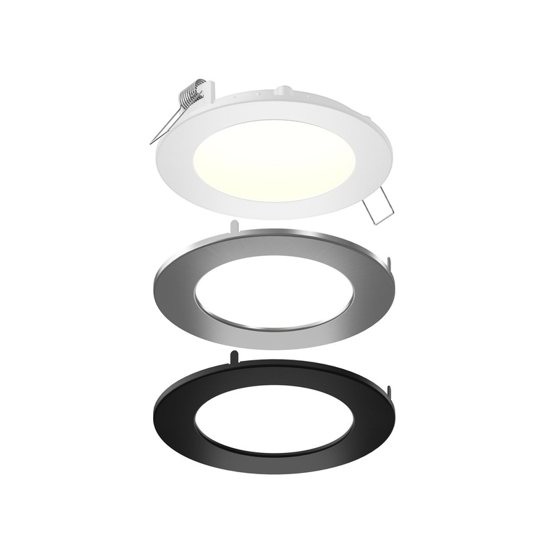 LED Recessed Panel Light with Multi Trim