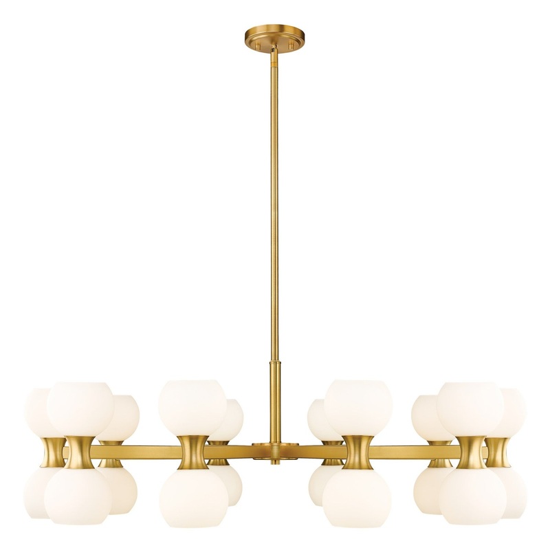 Artemis 20 Light Chandelier in Modern Gold