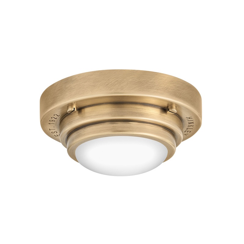 Porte LED Flush Mount/Wall Sconce in Heritage Brass