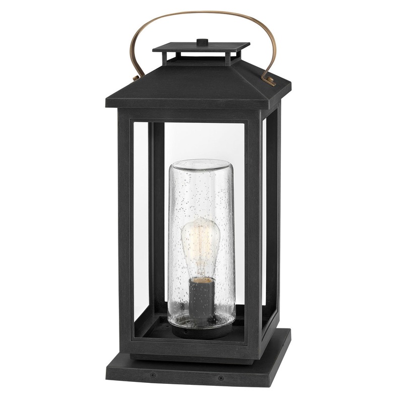 Atwater LED Pier Mount in Black