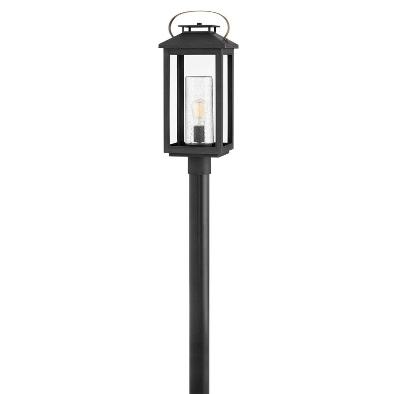 Atwater LED Post Top or Pier Mount in Black
