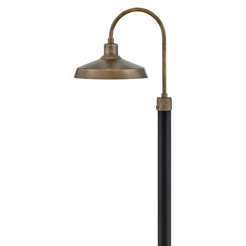Forge LED Post Top or Pier Mount Lantern in Burnished Bronze