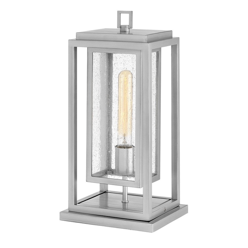 Republic LED Pier Mount in Satin Nickel