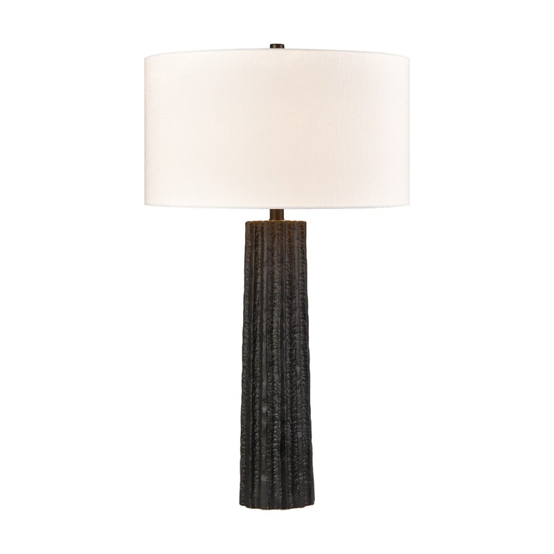 Albert LED 1-Light Table Lamp in Black