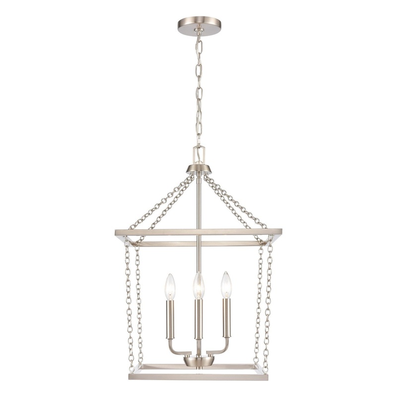 Emmett 4-Light Pendant in Brushed Nickel