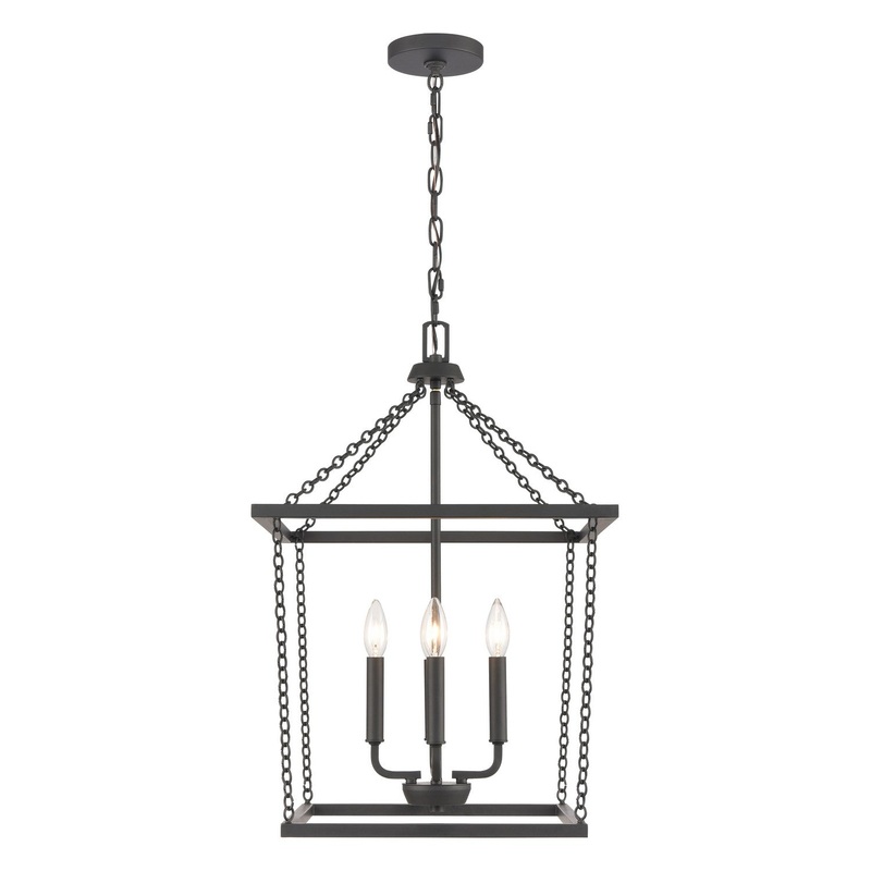 Emmett 4-Light Pendant in Matte Black