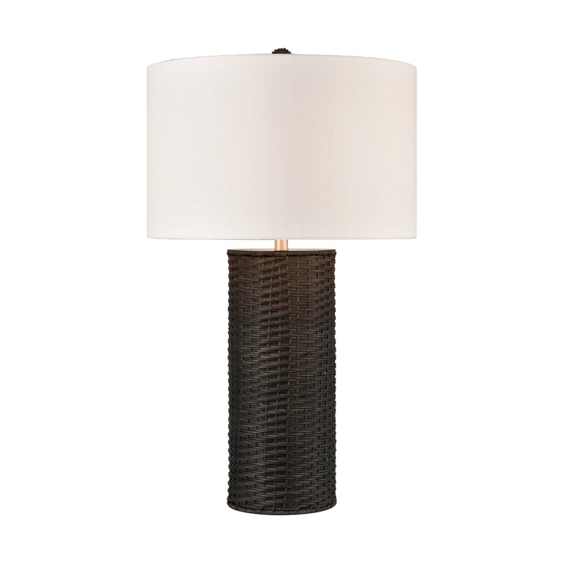 Mulberry Lane 1-Light Table Lamp in Matte Black