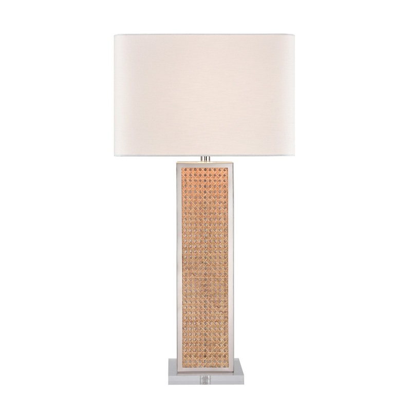 Webb LED 1-Light Table Lamp in Brown