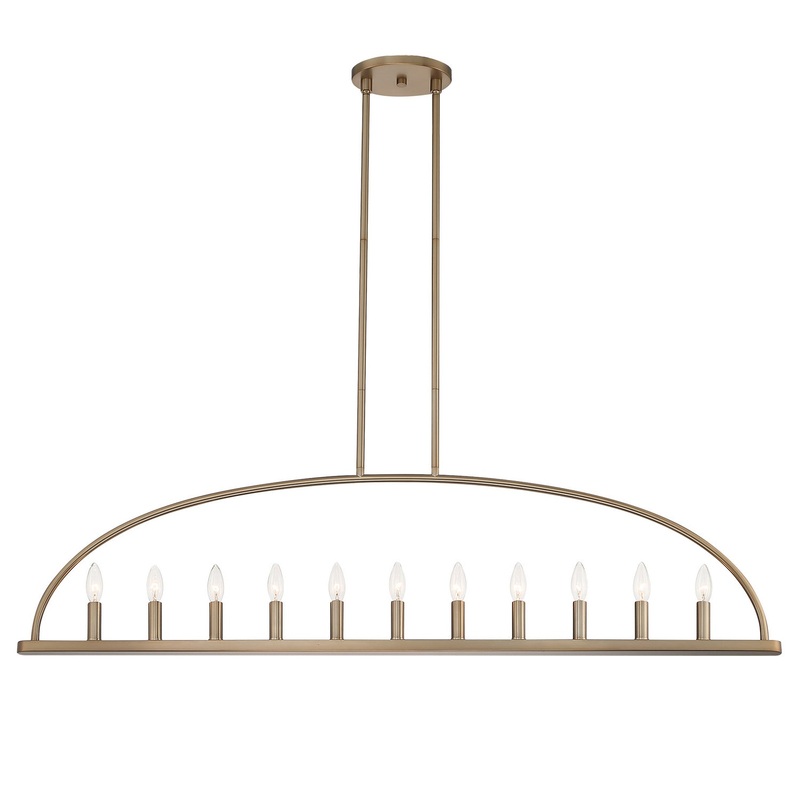 Abbott 11-Light Chandelier in Vibrant Gold