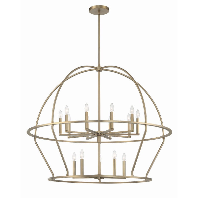 Abbott 15-Light Chandelier in Vibrant Gold