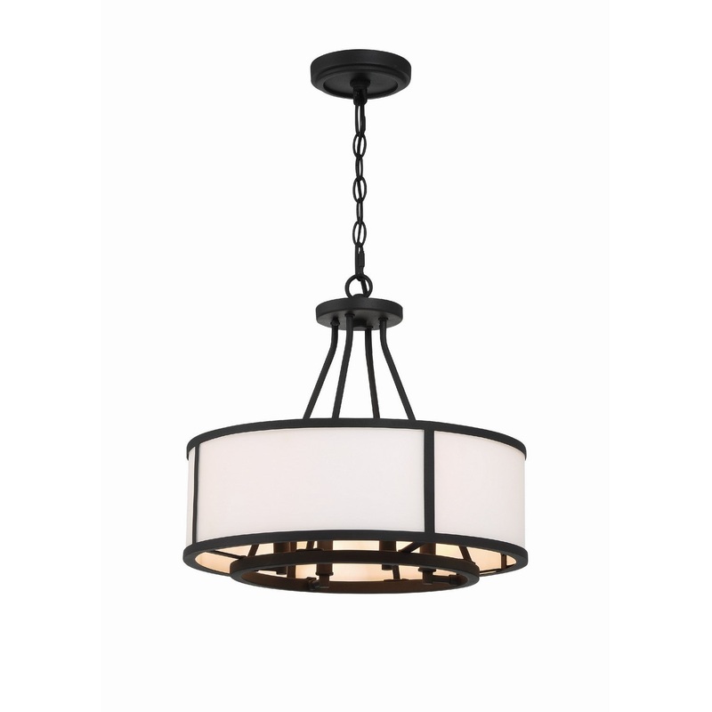 Bryant 4-Light Chandelier in Black Forged