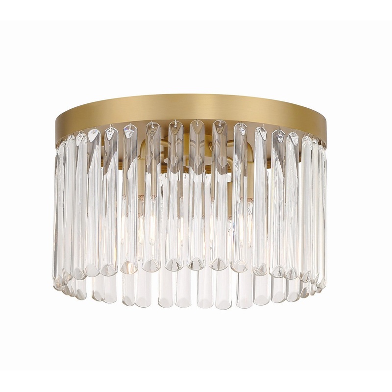 Emory 4-Light Ceiling Mount in Modern Gold