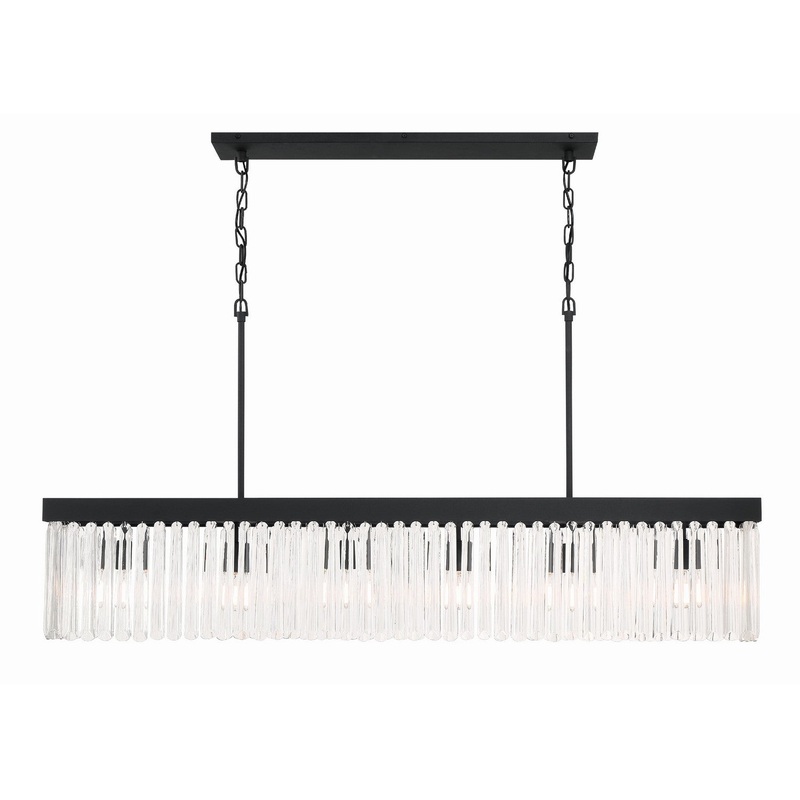 Emory 6-Light Chandelier in Black Forged