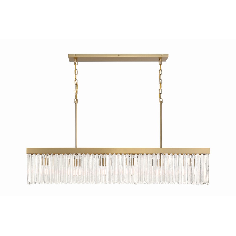 Emory 6-Light Chandelier in Modern Gold