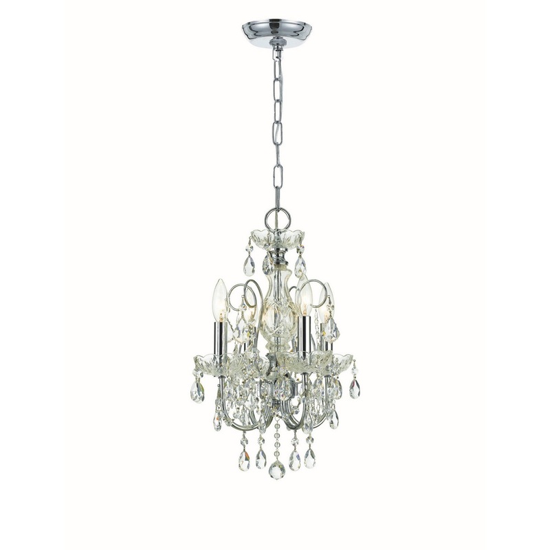 Imperial 4-Light Mini Chandelier in Polished Chrome