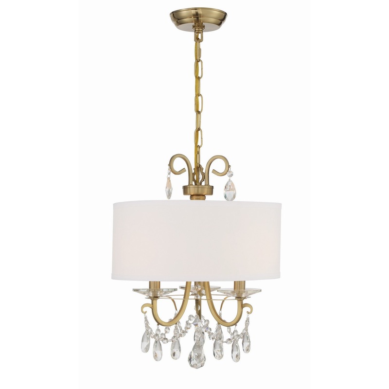 Othello 3-Light Chandelier in Vibrant Gold