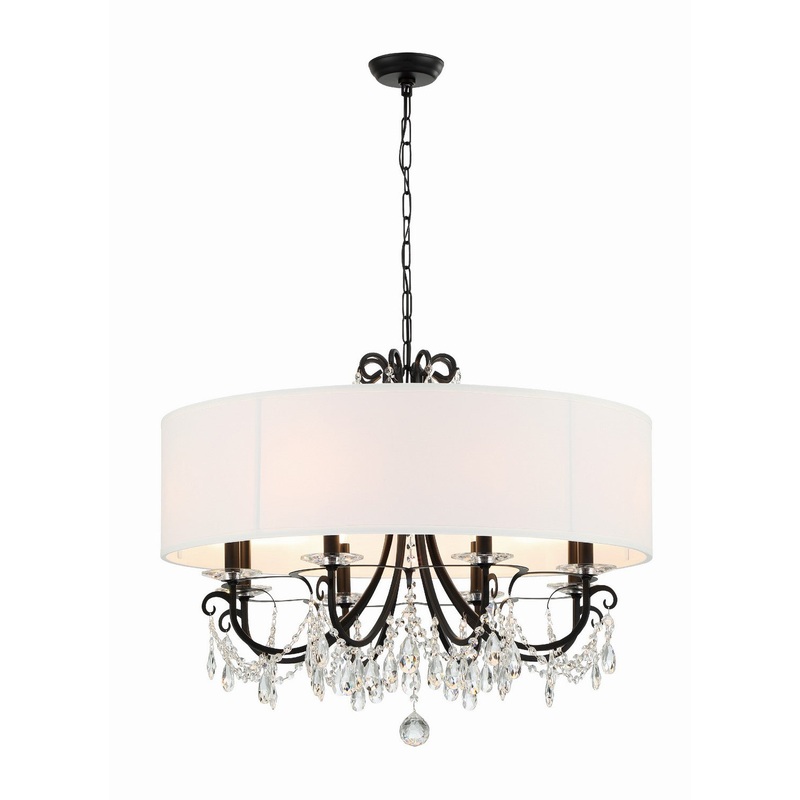 Othello 8-Light Chandelier in Matte Black