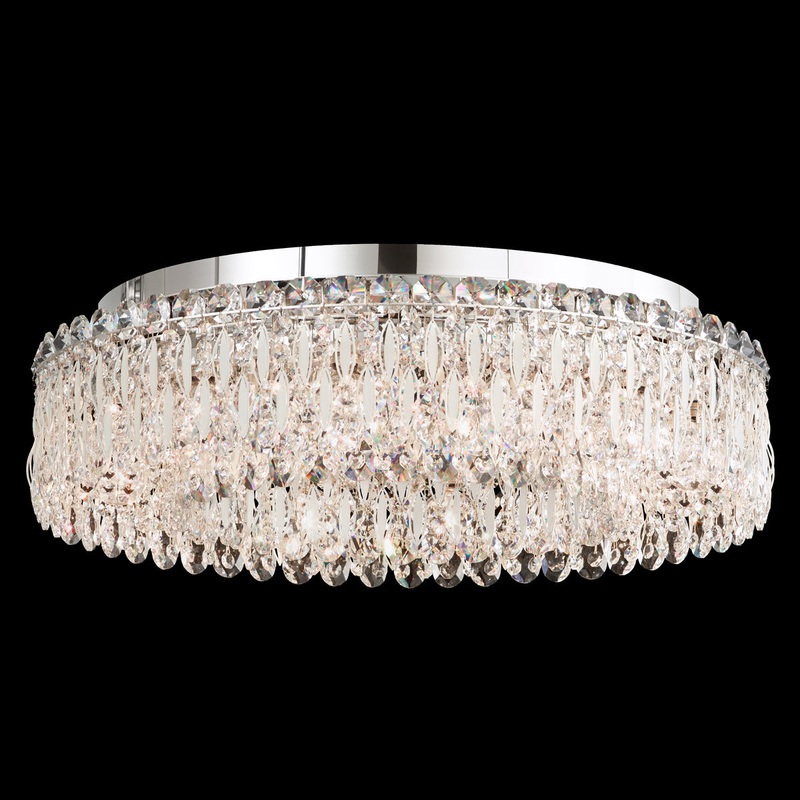 Sarella 12-Light Flush Mount in Heirloom Gold