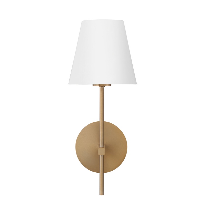 Xavier 1-Light Wall Mount in Vibrant Gold