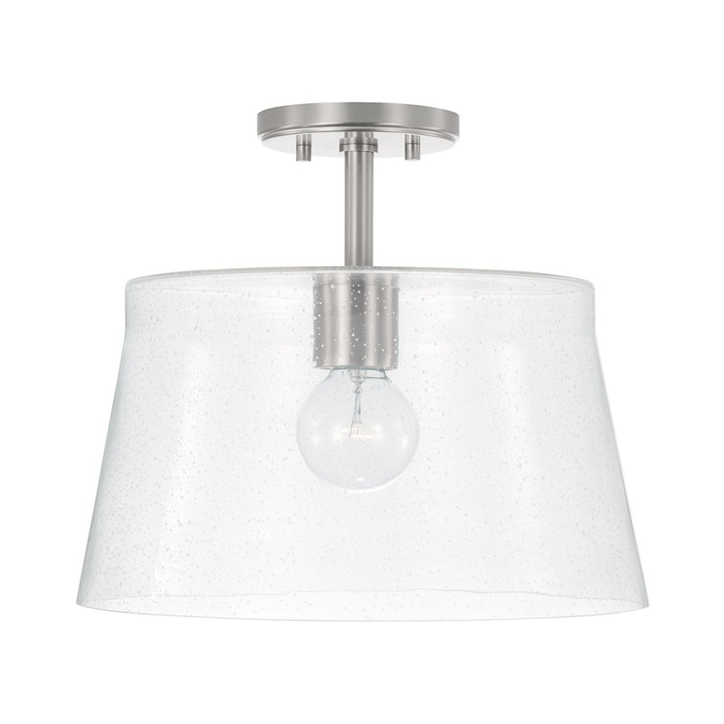 Baker 1-Light Pendant in Brushed Nickel