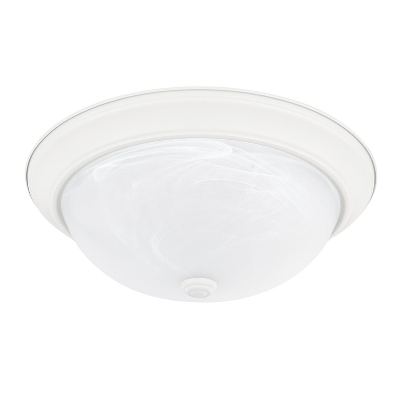 Bates 3-Light Flush Mount in Matte White