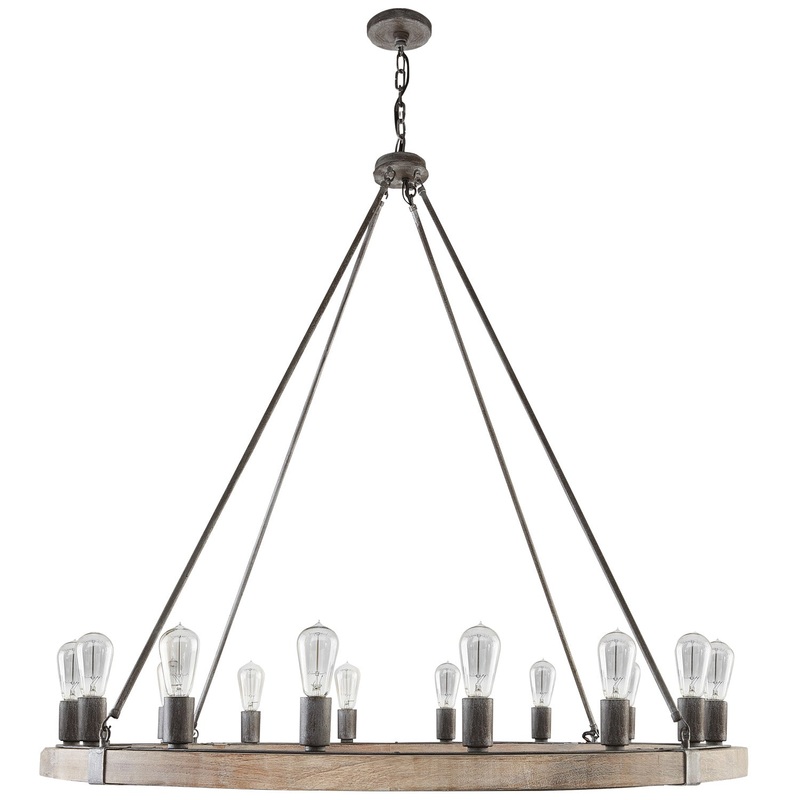 Austin 16-Light Chandelier in Urban Wash