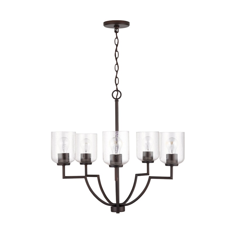 Carter 5-Light Chandelier in Bronze